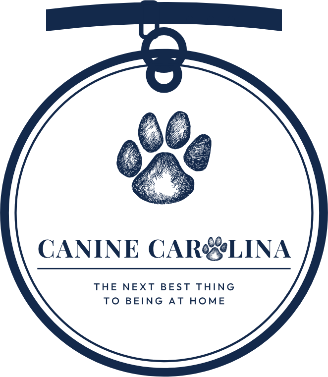Canine Carolina dog-tag logo